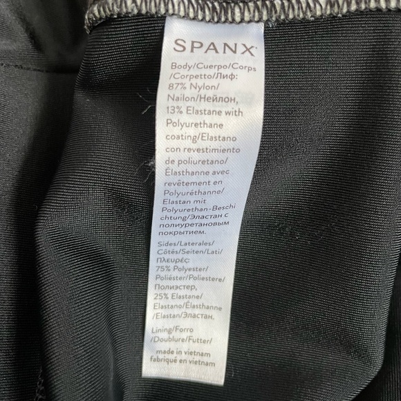 SPANX Faux Leather Side Stripe Leggings 2X Black - Picture 9 of 14